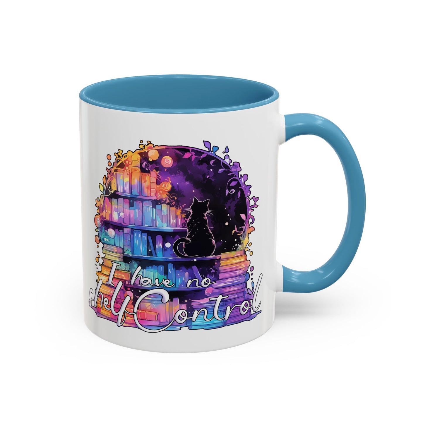 I have no shelf control, cat bookworm (Let me Read! Design) Mug