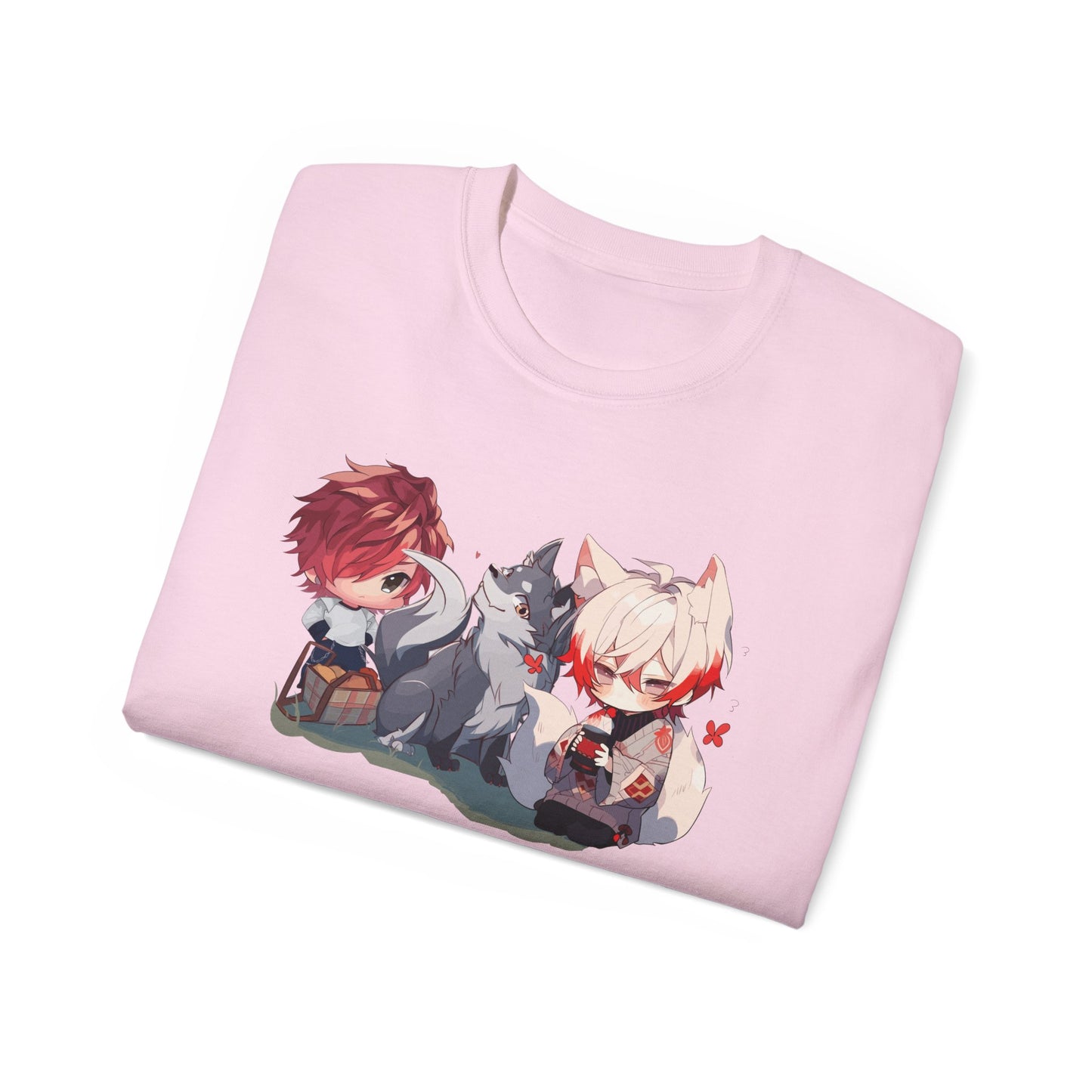 Kitsune Trio (Kitsune) Unisex Softstyle T-Shirt