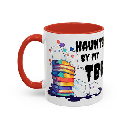 Haunted by my TBR Cat Bookworm (Let me Read! Design) Mug