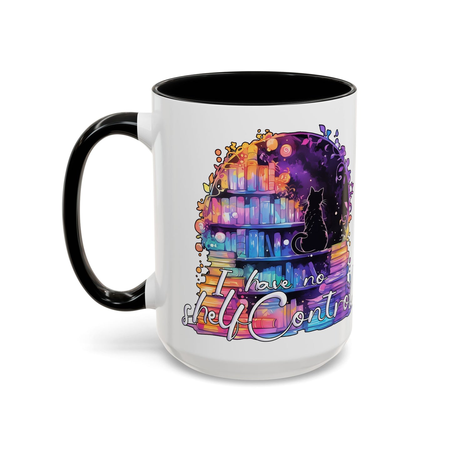 I have no shelf control, cat bookworm (Let me Read! Design) Mug