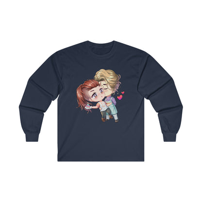 Kitsune Chronicles Sweet Kiss (Liam and Seb) Ultra Cotton Long Sleeve Tee