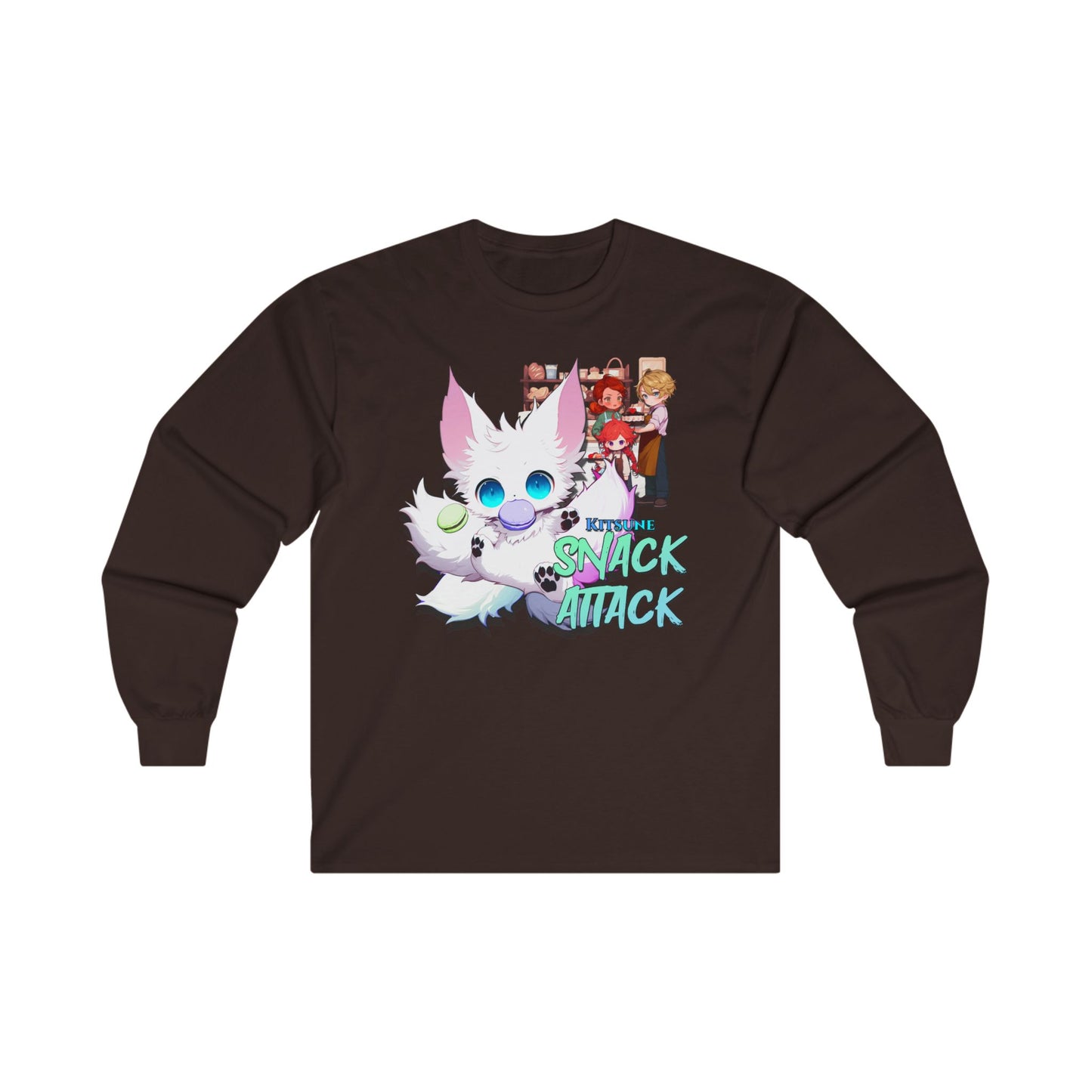 Kitsune Snack Attack Ultra Cotton Long Sleeve Tee