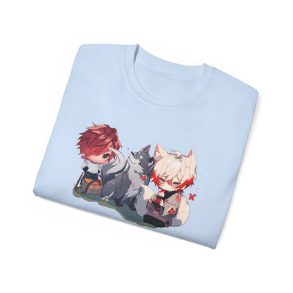 Kitsune Trio (Kitsune) Unisex Softstyle T-Shirt