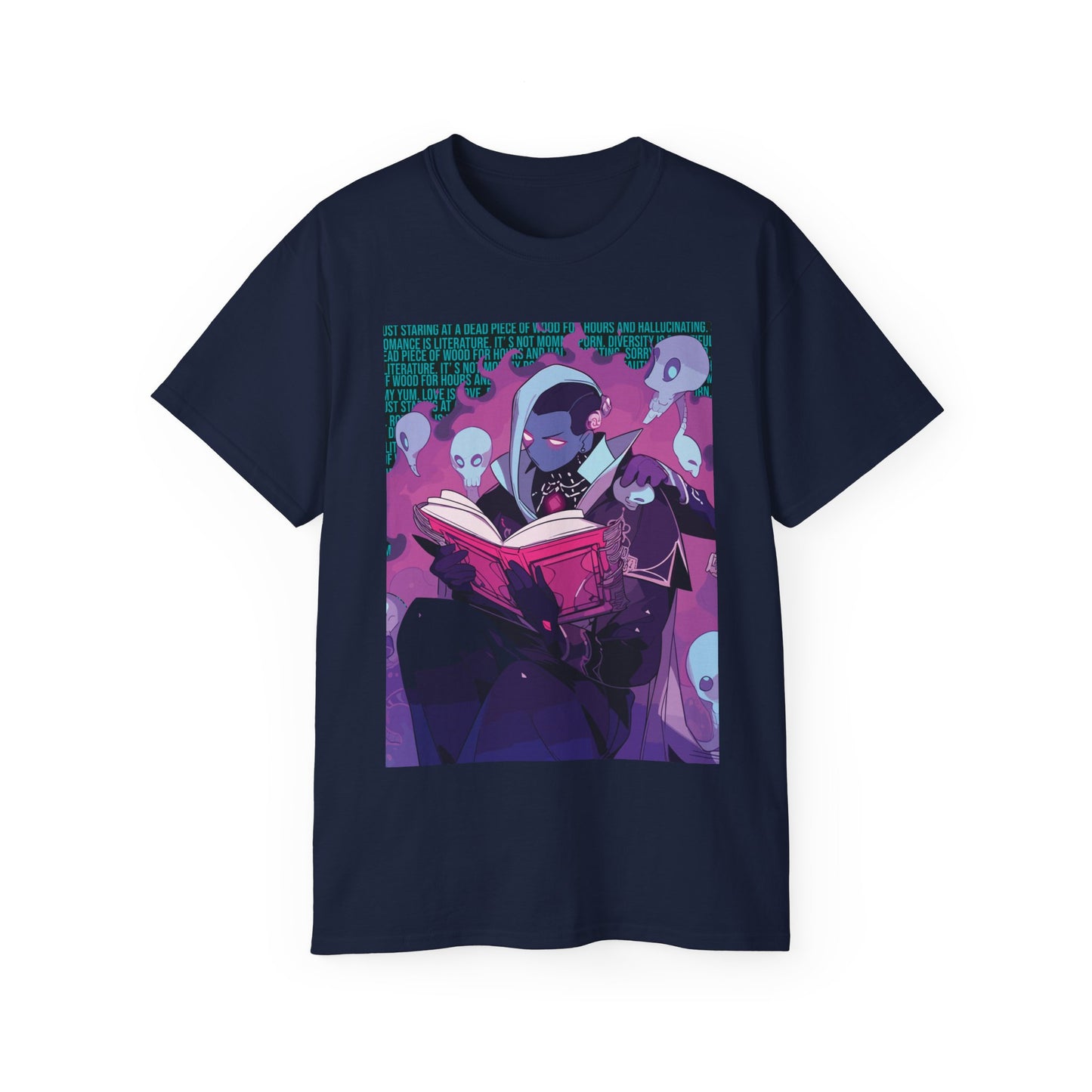 Graphic Tee Monster Romance Necromancer Reading