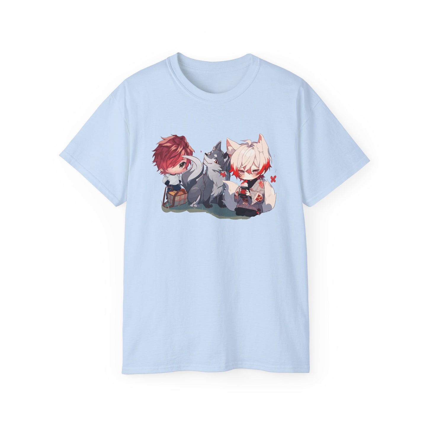 Kitsune Trio (Kitsune) Unisex Softstyle T-Shirt