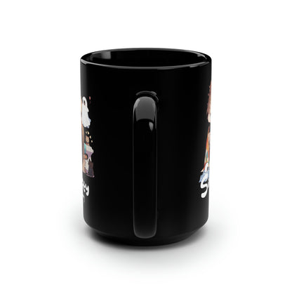 Simply Crafty Paranormal Mystery Black Mug, 15oz