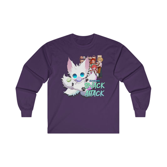 Kitsune Snack Attack Ultra Cotton Long Sleeve Tee