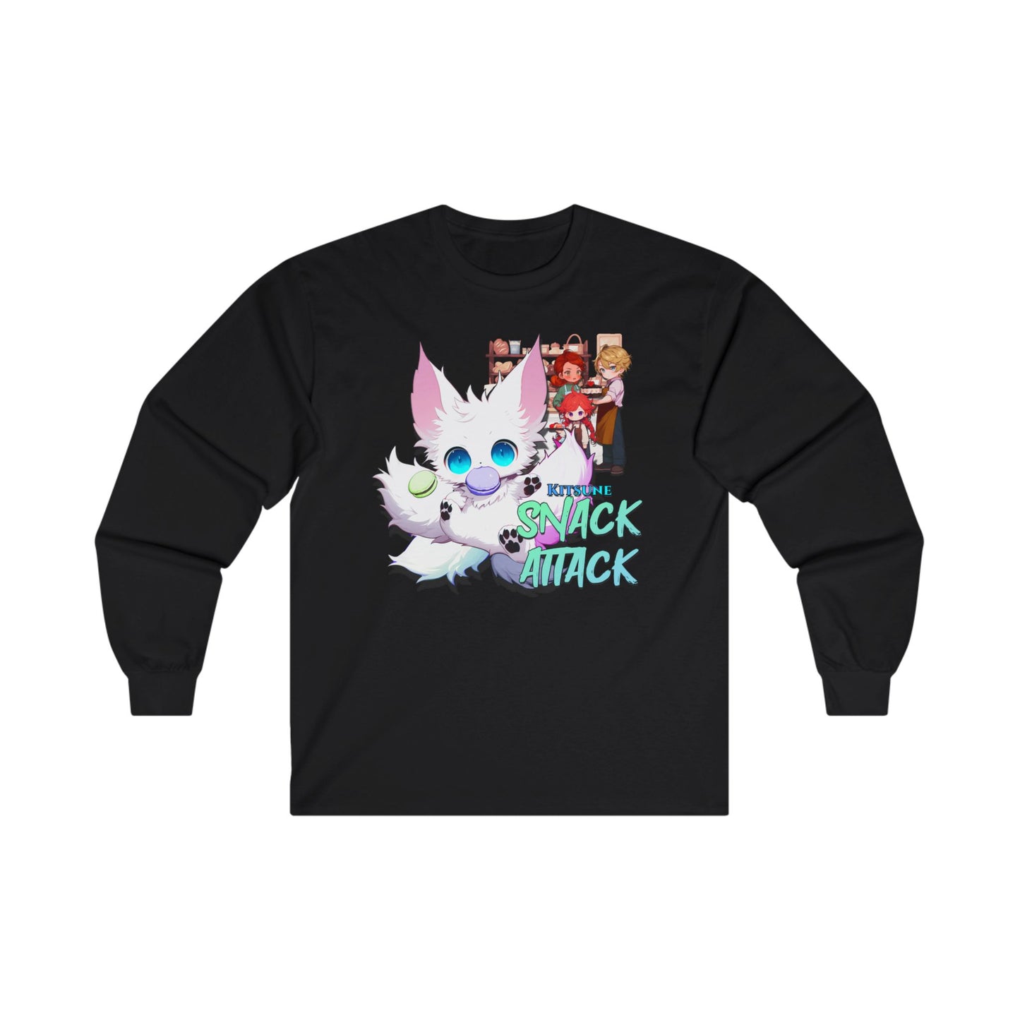 Kitsune Snack Attack Ultra Cotton Long Sleeve Tee