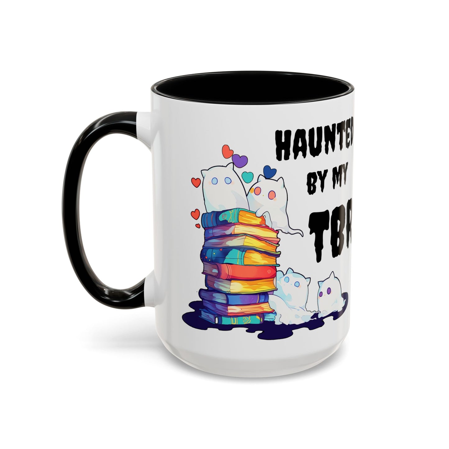 Haunted by my TBR Cat Bookworm (Let me Read! Design) Mug