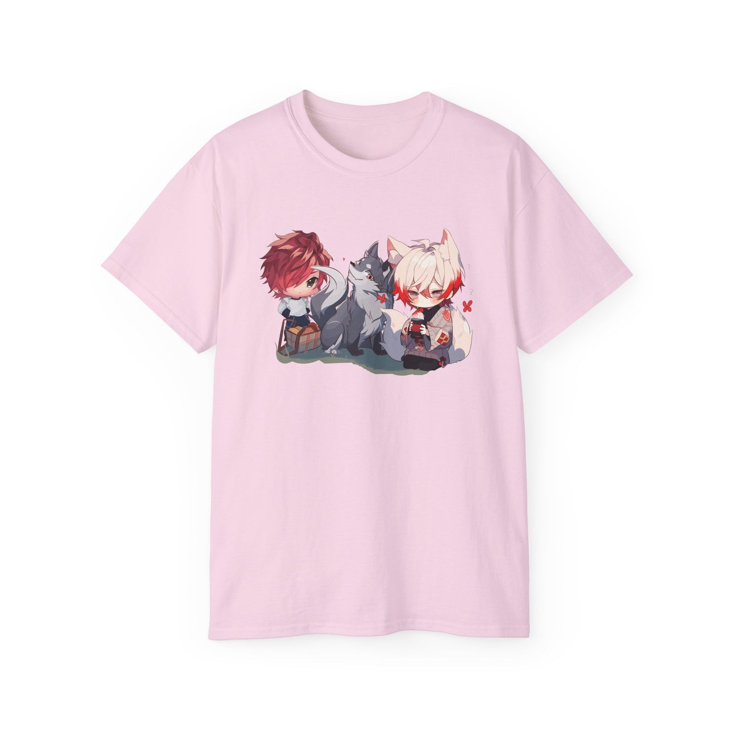 Kitsune Trio (Kitsune) Unisex Softstyle T-Shirt