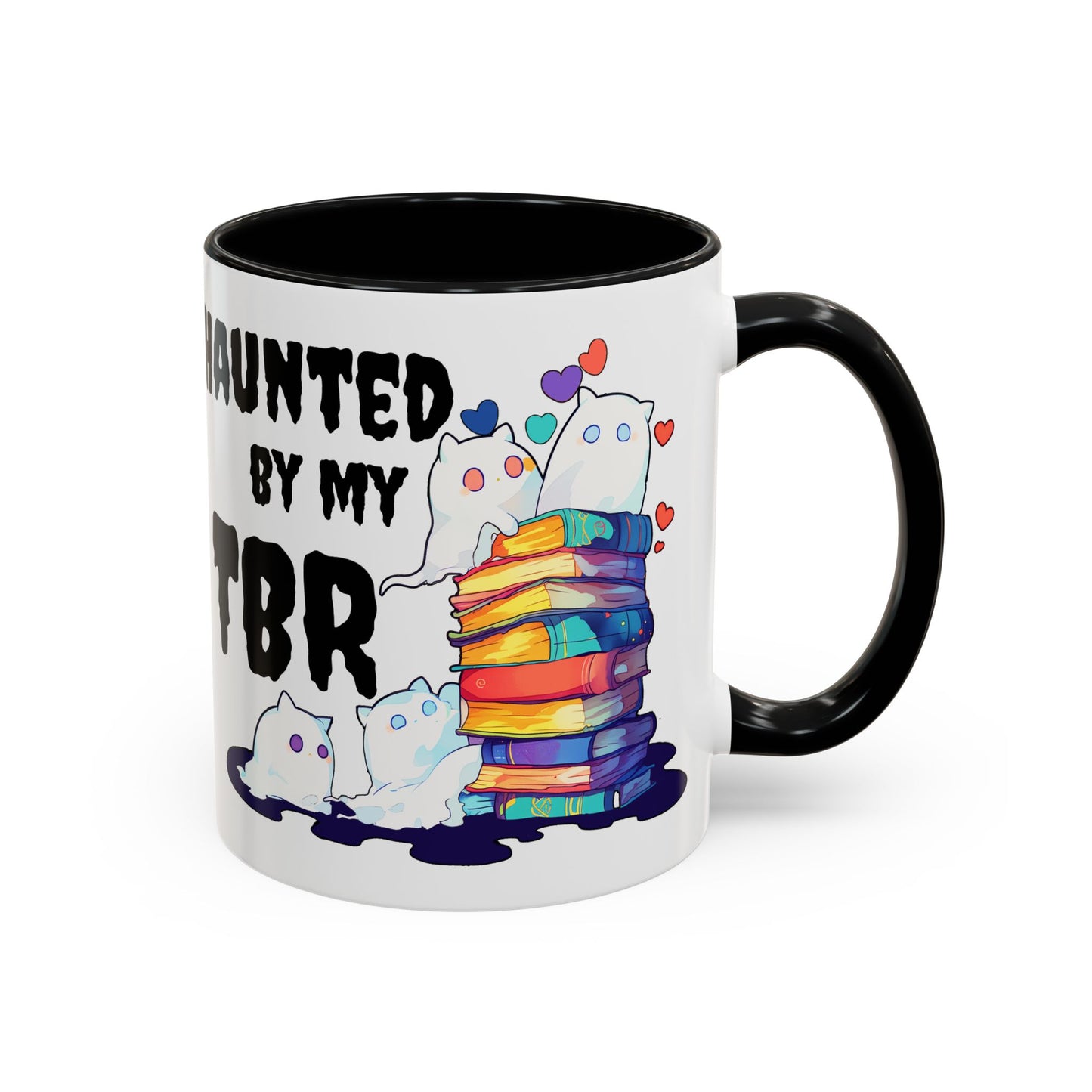 Haunted by my TBR Cat Bookworm (Let me Read! Design) Mug