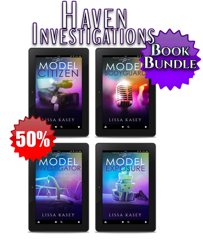 Haven Investigations Book Bundle, Model Citizen, Model bodyguard, model investigator, model exposure by Lissa Kasey