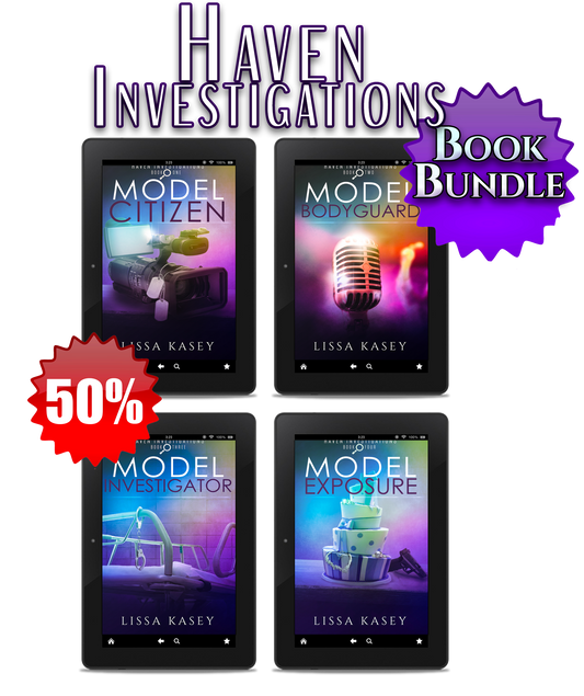 Haven Investigations Book Bundle, Model Citizen, Model bodyguard, model investigator, model exposure by Lissa Kasey