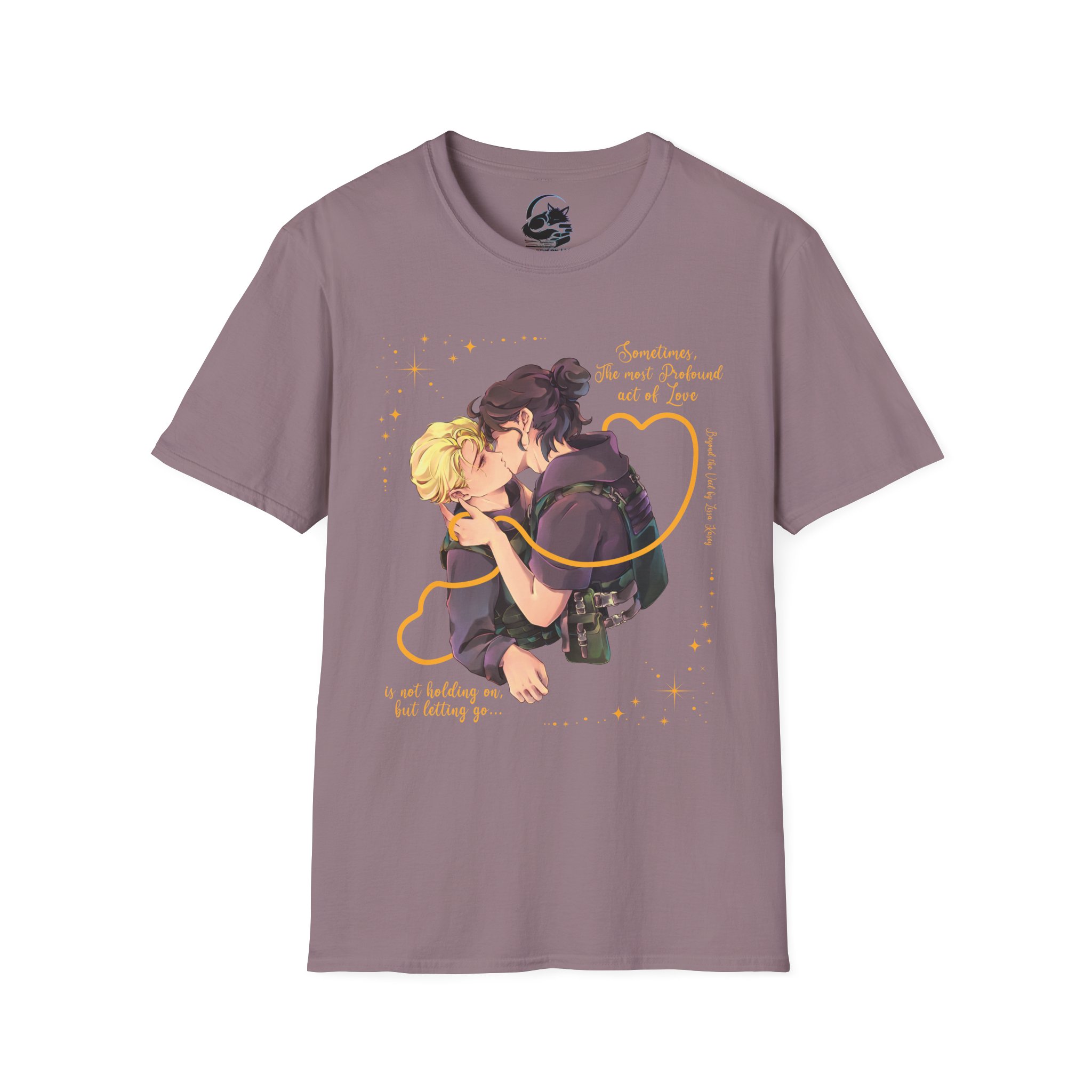 Romantic Last Kiss T-Shirt — "Sometimes, The Most Profound Act of Love" - Image 35