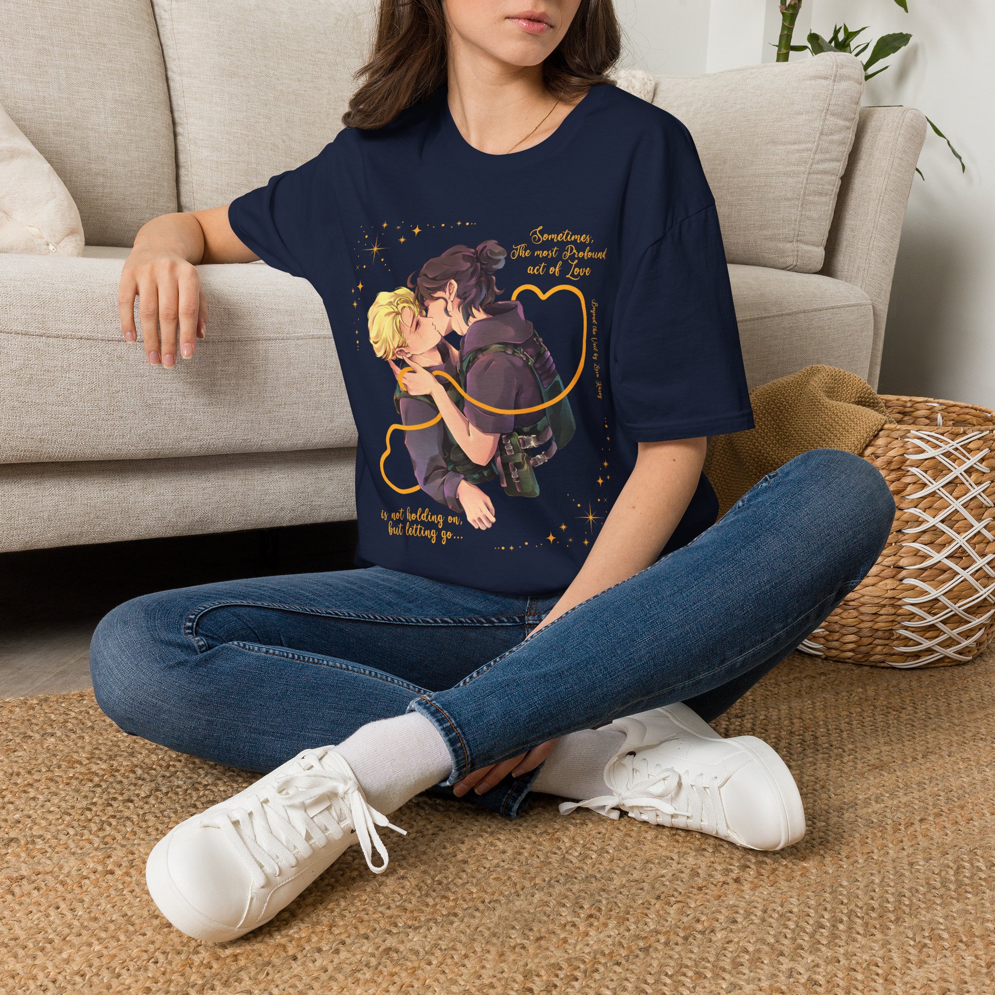 Romantic Last Kiss T-Shirt — "Sometimes, The Most Profound Act of Love" - Image 14