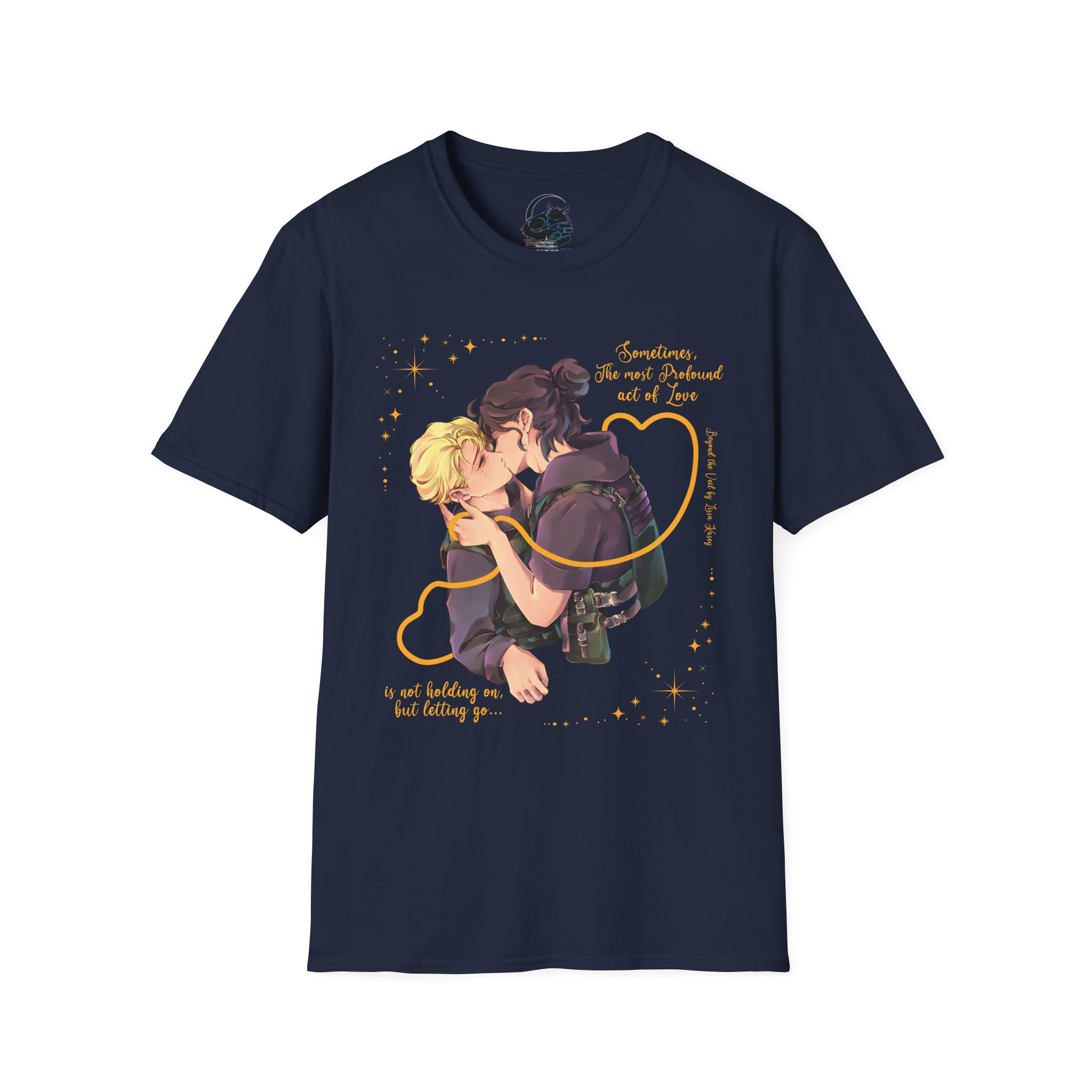 Romantic Last Kiss T-Shirt — "Sometimes, The Most Profound Act of Love" - Image 15