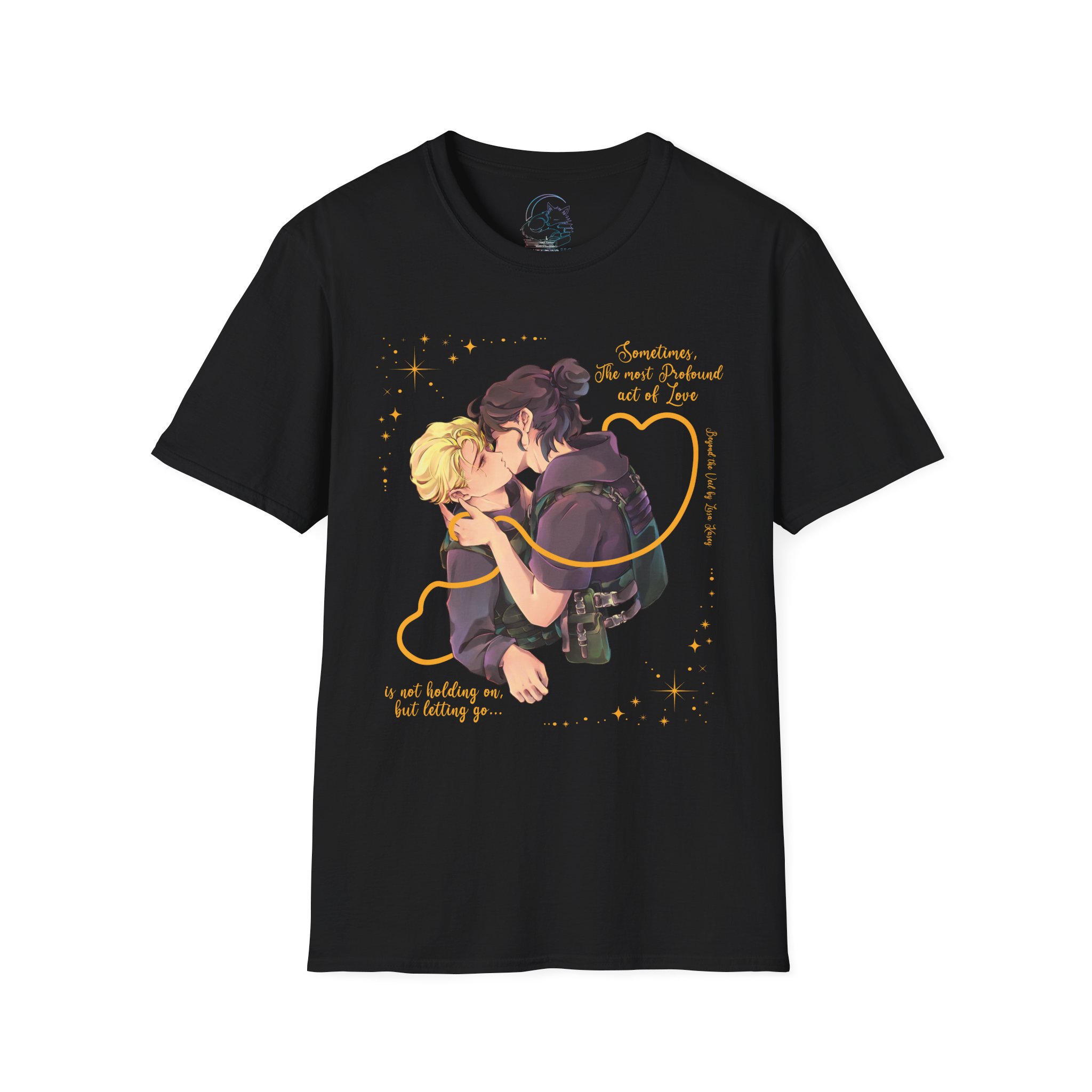 Romantic Last Kiss T-Shirt — "Sometimes, The Most Profound Act of Love" - Image 3