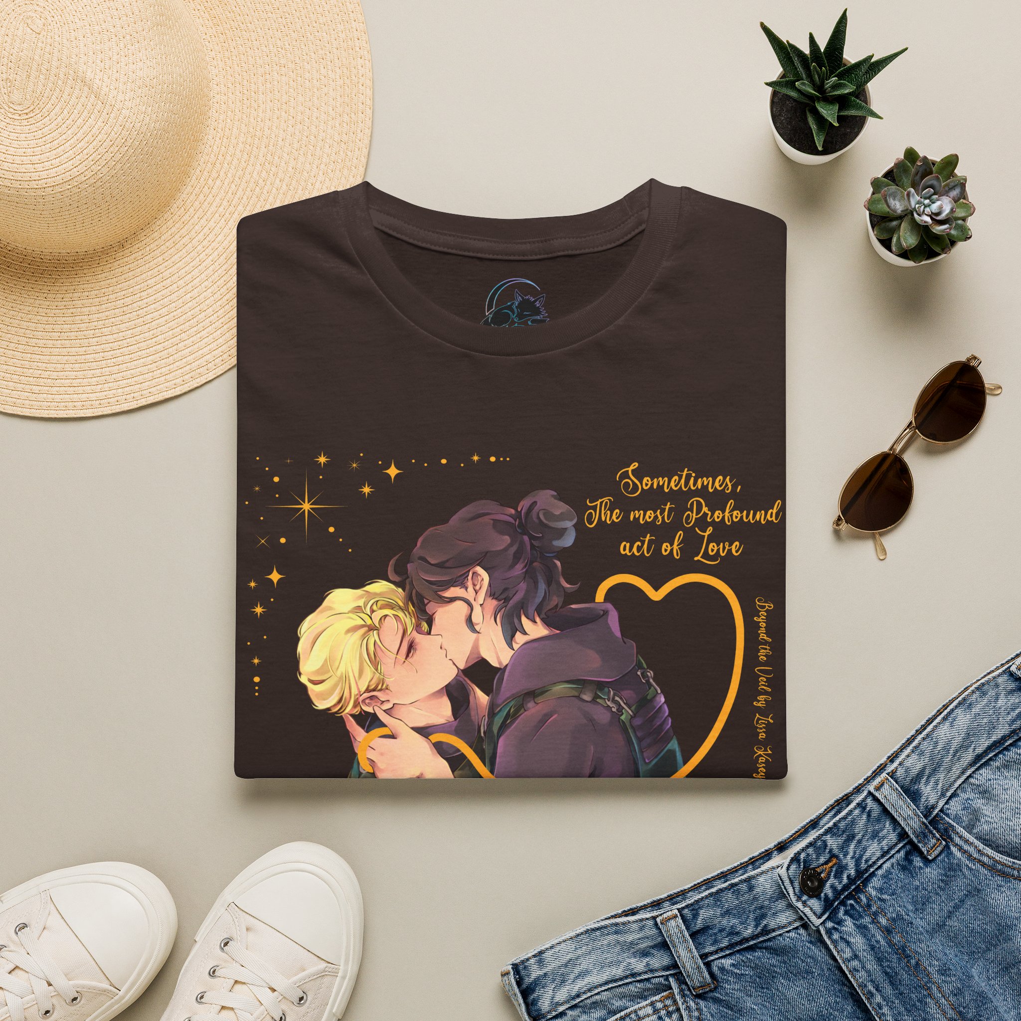 Romantic Last Kiss T-Shirt — "Sometimes, The Most Profound Act of Love" - Image 5