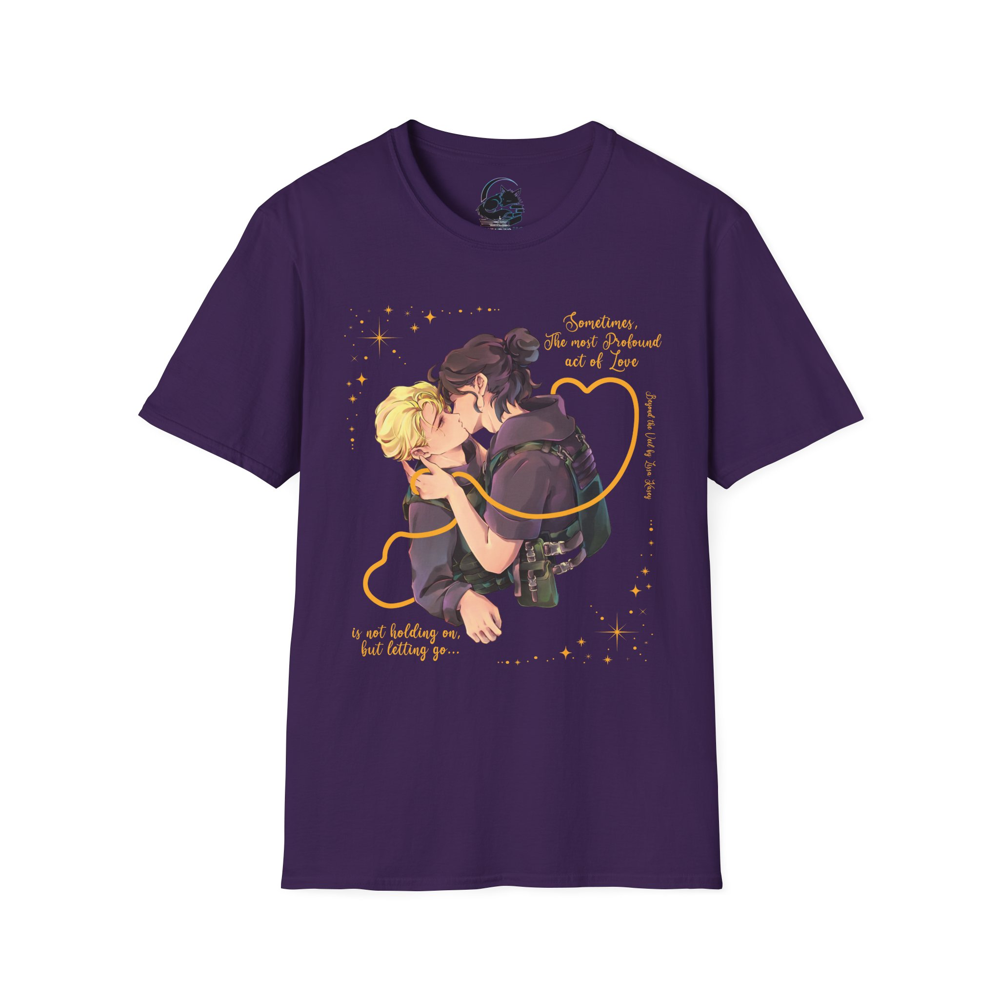 Romantic Last Kiss T-Shirt — "Sometimes, The Most Profound Act of Love" - Image 19