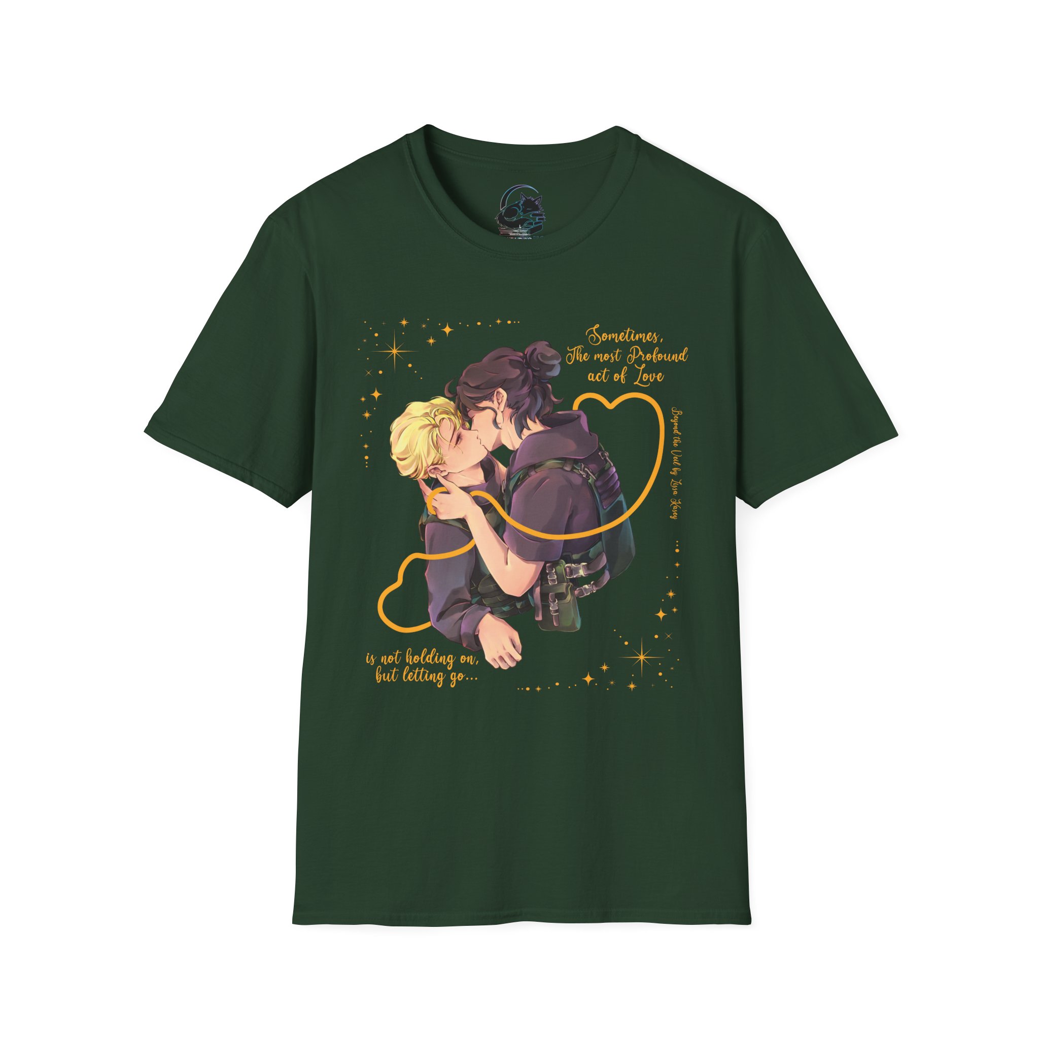 Romantic Last Kiss T-Shirt — "Sometimes, The Most Profound Act of Love" - Image 11