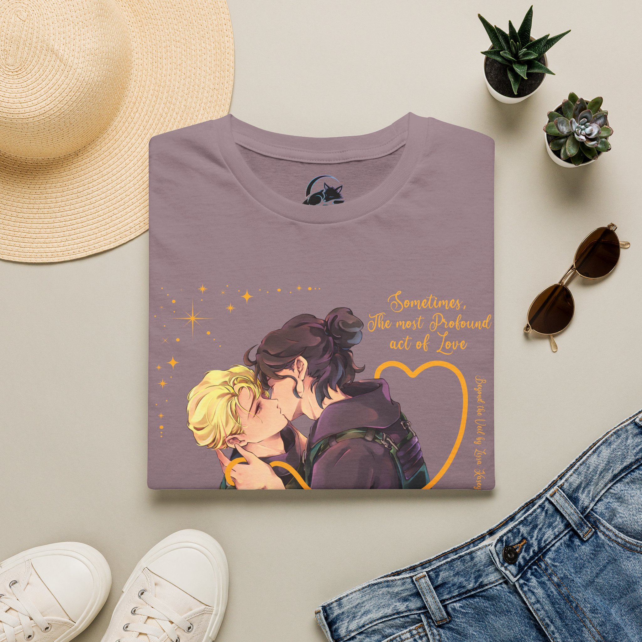 Romantic Last Kiss T-Shirt — "Sometimes, The Most Profound Act of Love" - Image 33