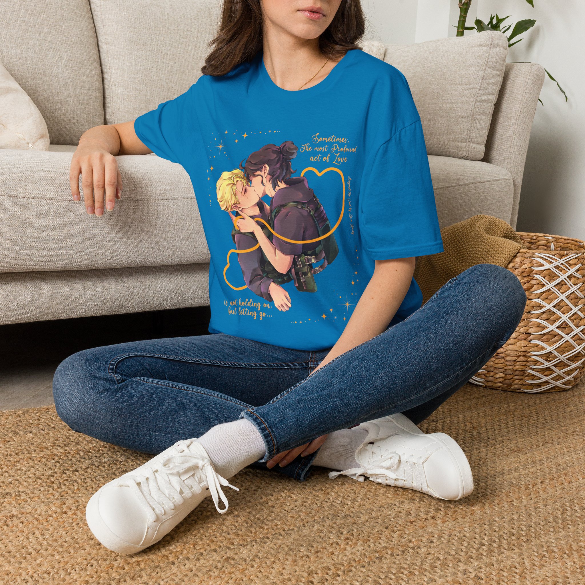 Romantic Last Kiss T-Shirt — "Sometimes, The Most Profound Act of Love" - Image 22